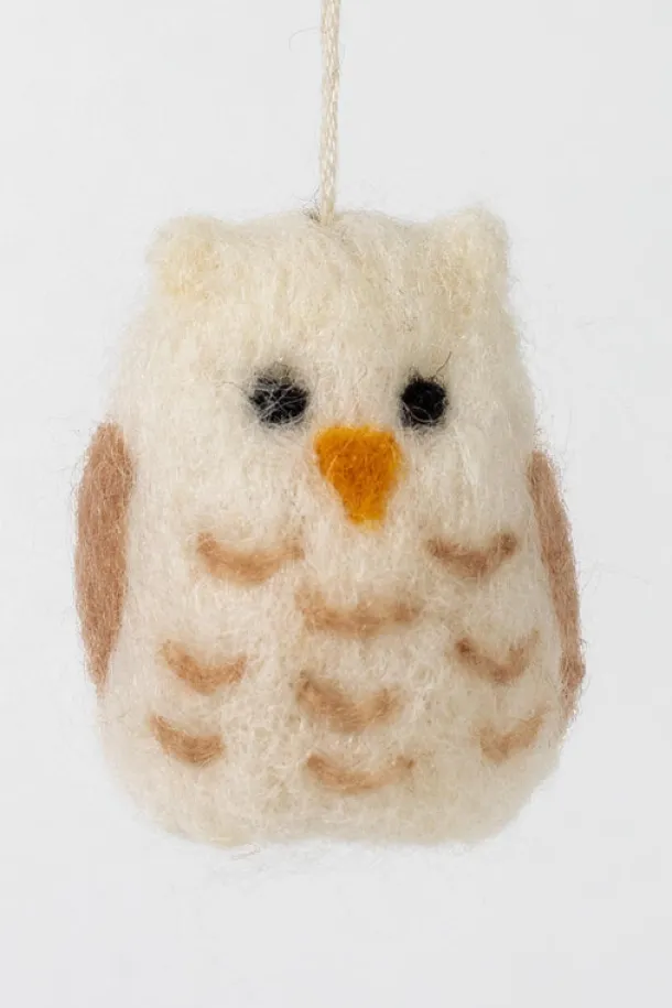 Wool Owl Ornament