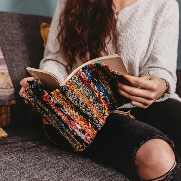 Woven Recycled Sari Journal