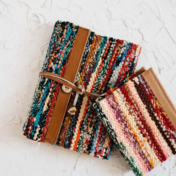 Woven Recycled Sari Journal