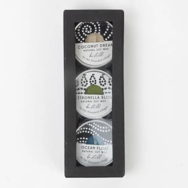 Yaatra Uplifting Travel Candles - Set of 3