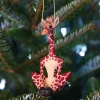 Yoga Giraffe Ornament