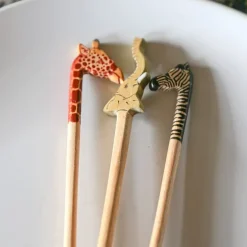 Zebra Chopstick Pair
