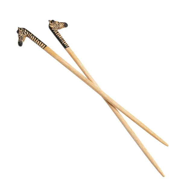 Zebra Chopstick Pair