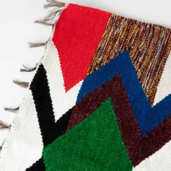 Zig-Zag Chenille Rug